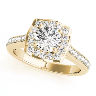 Lessie Halo Engagement Ring