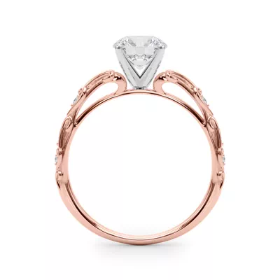 Tegan Vintage Inspired Lab Engagement Ring