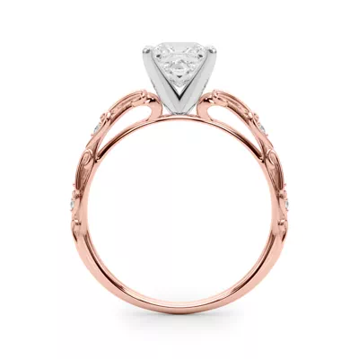 Tegan Vintage Inspired Lab Engagement Ring