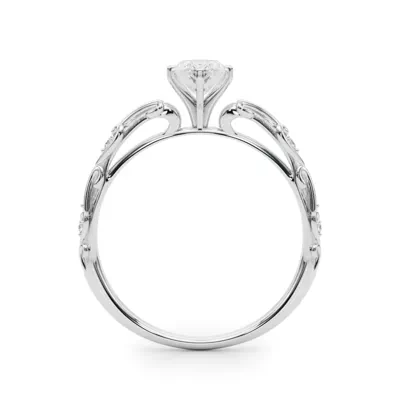 Tegan Vintage Inspired Lab Engagement Ring