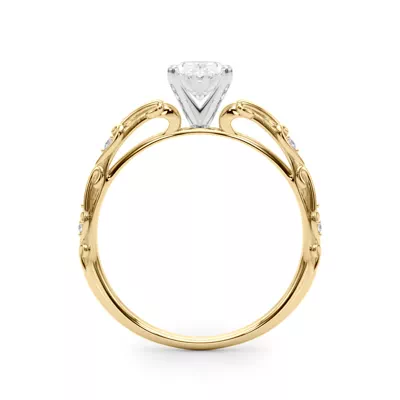 Tegan Vintage Inspired Lab Engagement Ring