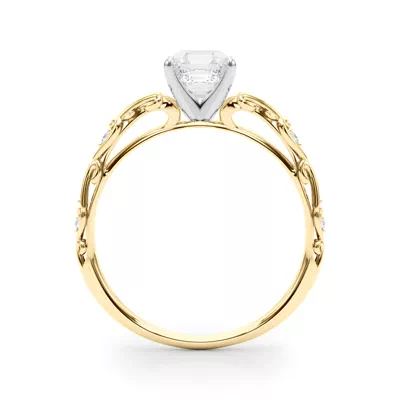 Tegan Vintage Inspired Lab Engagement Ring