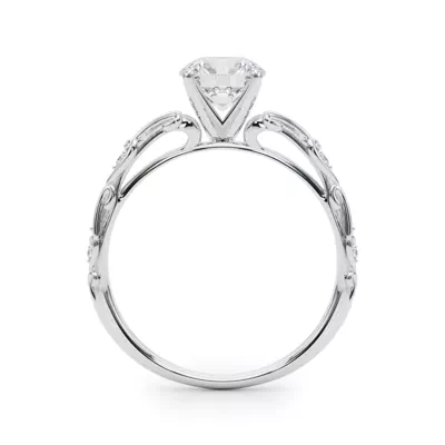 Tegan Vintage Inspired Lab Engagement Ring