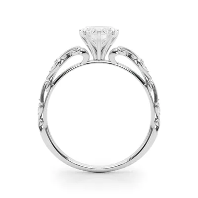 Tegan Vintage Inspired Lab Engagement Ring