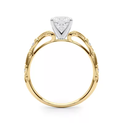 Tegan Vintage Inspired Lab Engagement Ring