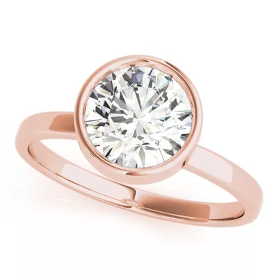 Tess Bezel Set Solitaire Engagement Ring