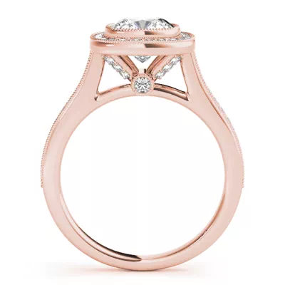 Kaelie Halo Engagement Ring