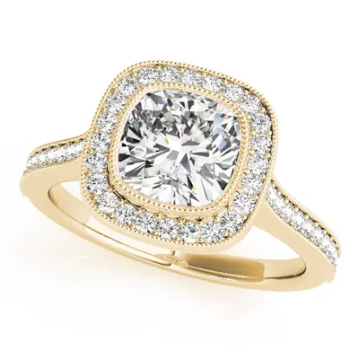 Kaelie Halo Engagement Ring