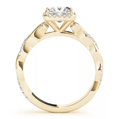 Aspen Halo Engagement Ring