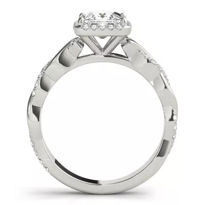 Aspen Halo Engagement Ring