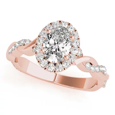 Arizona Halo Engagement Ring