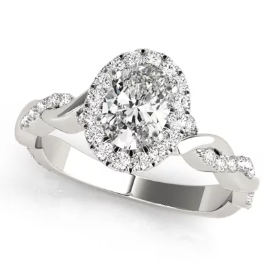 Arizona Halo Engagement Ring
