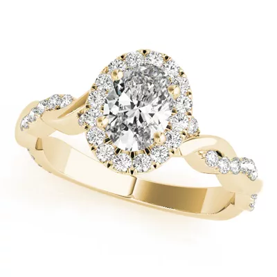 Arizona Halo Engagement Ring