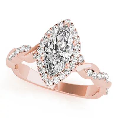 Kumasi Halo Engagement Ring