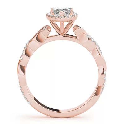Kumasi Halo Engagement Ring