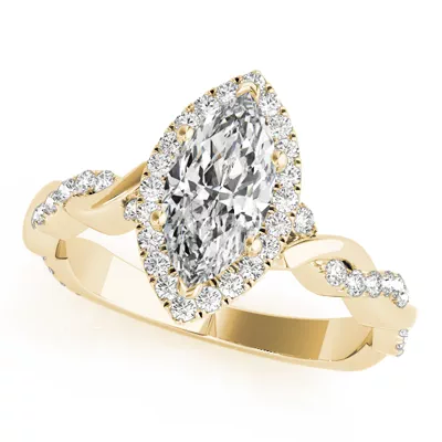 Kumasi Halo Engagement Ring