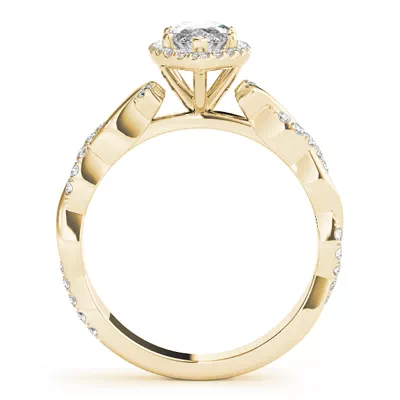 Kumasi Halo Engagement Ring
