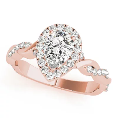Paris Halo Engagement Ring