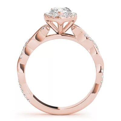 Paris Halo Engagement Ring