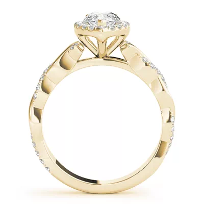 Paris Halo Engagement Ring