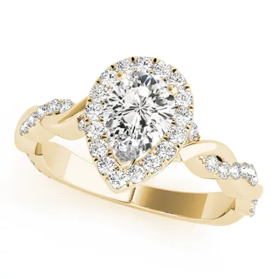 Paris Halo Engagement Ring