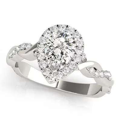 Paris Halo Engagement Ring
