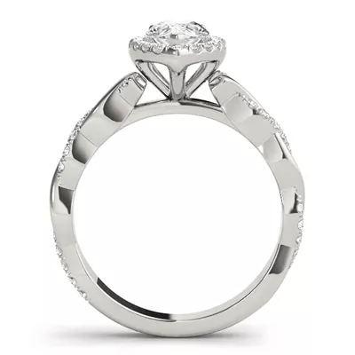 Paris Halo Engagement Ring