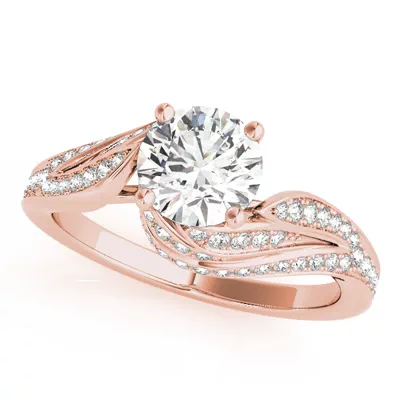 Vienna Diamond Bypass Engagement Ring