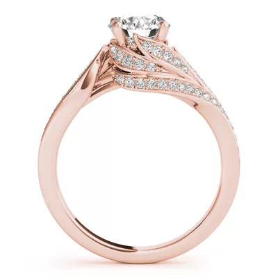 Vienna Diamond Bypass Engagement Ring