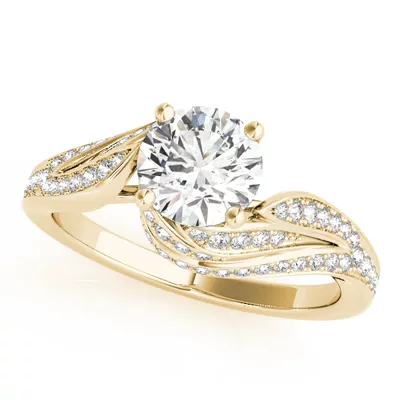 Vienna Diamond Bypass Engagement Ring