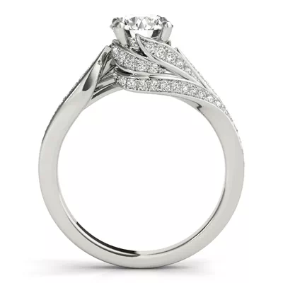 Vienna Diamond Bypass Engagement Ring