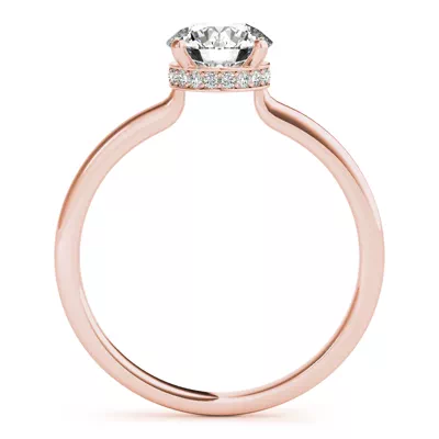 Amelia Hidden Halo Engagement Ring