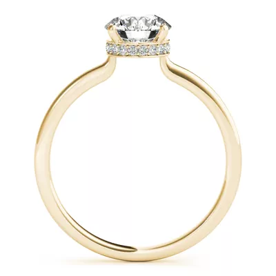 Amelia Hidden Halo Engagement Ring