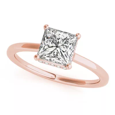 Ellie Hidden Halo Engagement Ring