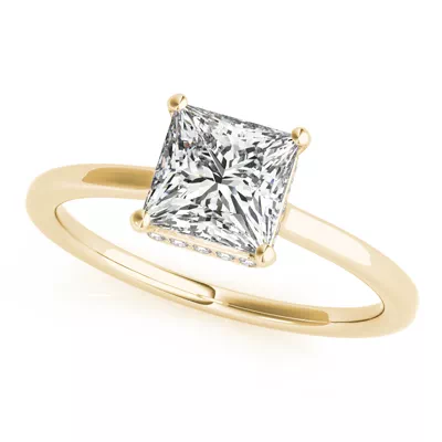 Ellie Hidden Halo Engagement Ring