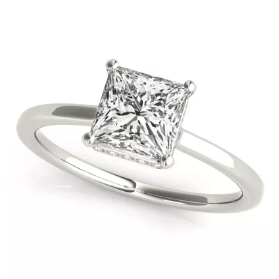 Ellie Hidden Halo Engagement Ring
