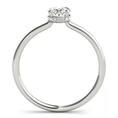 Harlow Hidden Halo Engagement Ring
