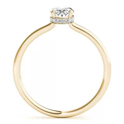 Harlow Hidden Halo Engagement Ring