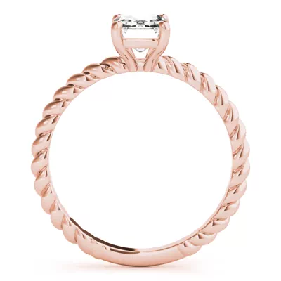 Willow 4 Prong Twist Engagement Ring