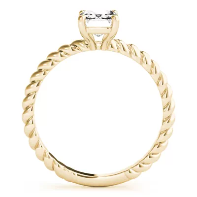 Willow 4 Prong Twist Engagement Ring