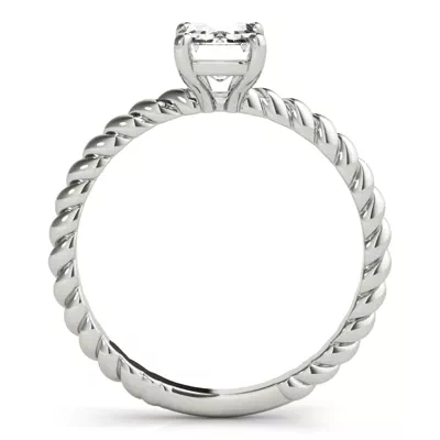 Willow 4 Prong Twist Engagement Ring