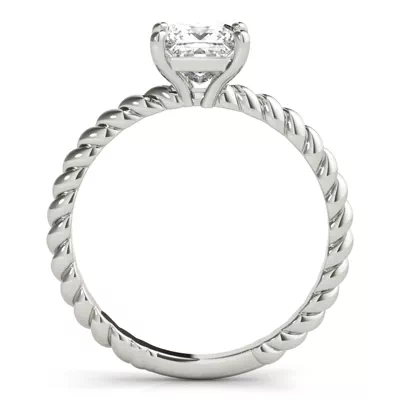 Aubrey 4 Prong Twist Engagement Ring