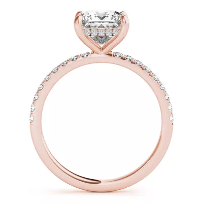 Arya Hidden Halo Engagement Ring