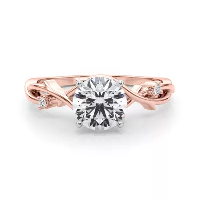 Vine Nature Inspired Engagement Ring