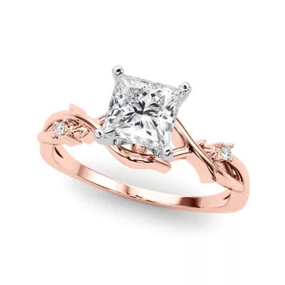Vine Nature Inspired Engagement Ring