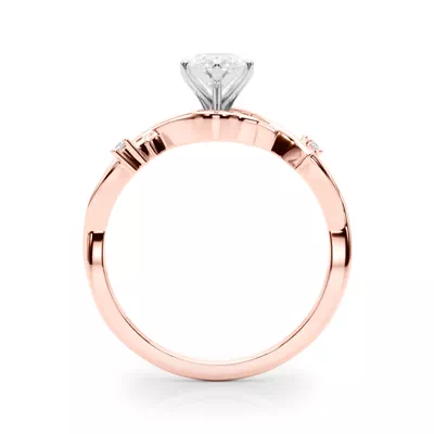 Vine Nature Inspired Engagement Ring