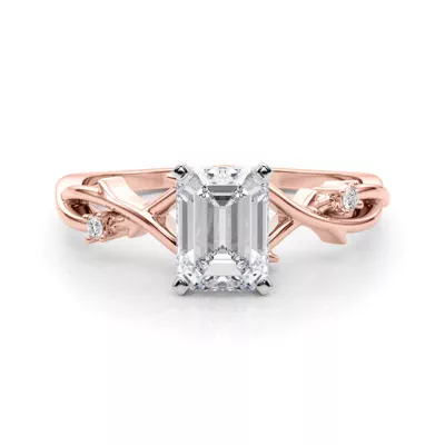 Vine Nature Inspired Engagement Ring
