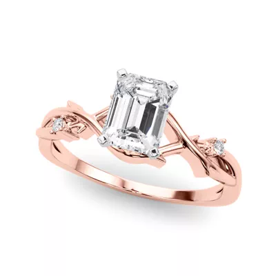 Vine Nature Inspired Engagement Ring