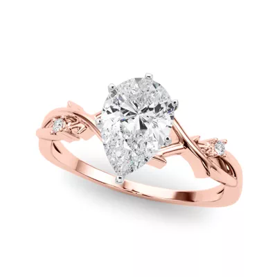 Vine Nature Inspired Engagement Ring