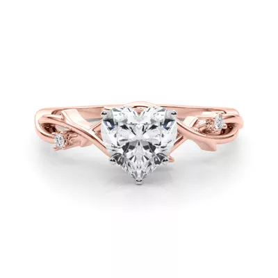 Vine Nature Inspired Engagement Ring